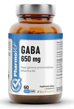 PHARMOVIT GABA (650 mg) BEZGLUTENOWA 60 kaps.