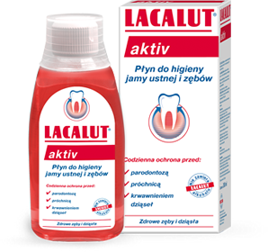 Zdrovit − LACALUT ACTIV, płyn do płukania jamy ustnej − 300 ml