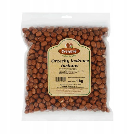Orzeszek Orzechy Laskowe Łuskane 1kg