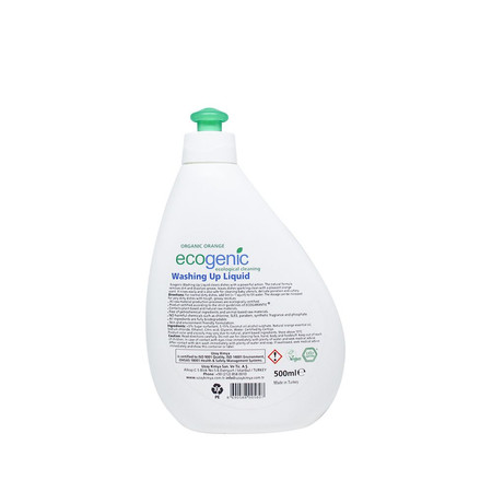 Ecogenic, Płyn do mycia naczyń, Pomarańcza, 500 ml