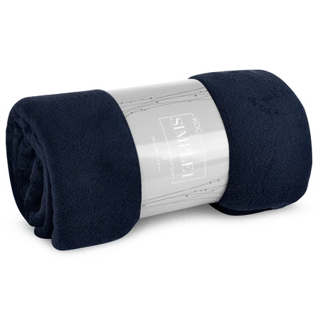 KOC SIMPLE1 150 X 200 CM GRANATOWY