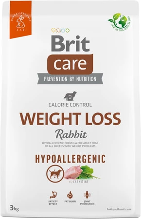 Brit Care Dog Hypoallergenic WEIGHT LOSS Rabbit 3kg