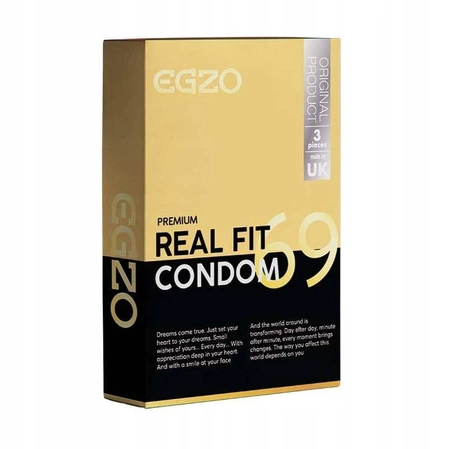 Traditional Condom prezerwatywy Real Fit 3szt.