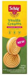 Vanilla Creams - ciastka z kremem waniliowym bez cukru bezglutenowe - 115 g