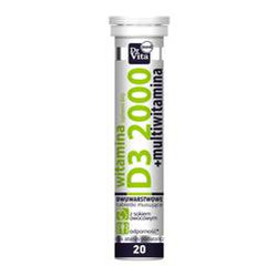 Witamina D3 2000j. 20 tabletek musujących