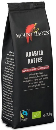  Mount Hagen − Kawa mielona bezkofeinowa Arabica 100 % − 250 g