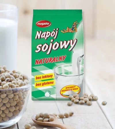 MOGADOR Napój sojowy naturalny w proszku 400g