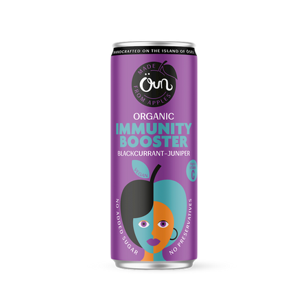 NAPÓJ NA ODPORNOŚĆ CZARNA PORZECZKA - JAŁOWIEC BEZ DODATKU CUKRÓW BIO 250 ml - ÖUN