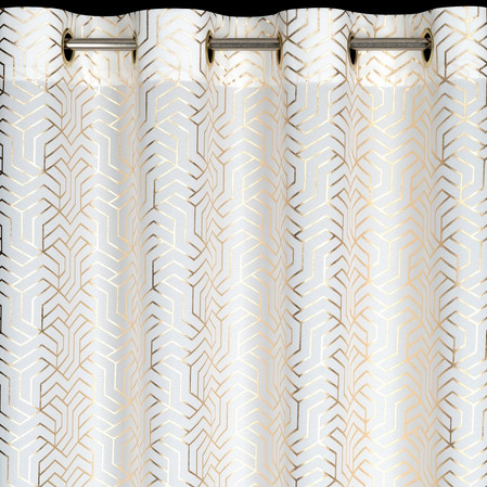 ZASŁONA GOTOWA SEMI 140 X 250 CM BIAŁY