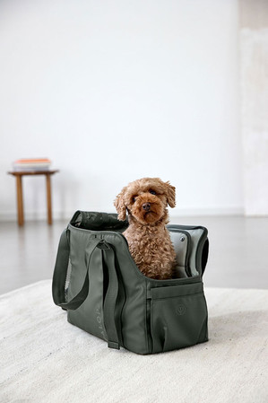 PALOPA Torba transportowa dla psa do 10kg Weda dark olive