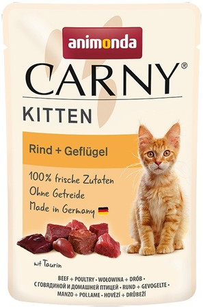 ANIMONDA Carny KITTEN Mix Drobiowy 85g