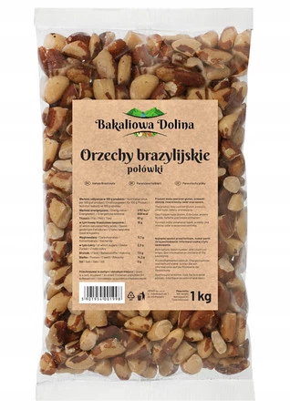 Bakaliowa Dolina Orzechy brazylijskie połówki 1 kg