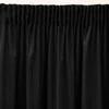 ZASŁONA GOTOWA SIBEL NA TAŚMIE 140 X 270 CM CZARNY