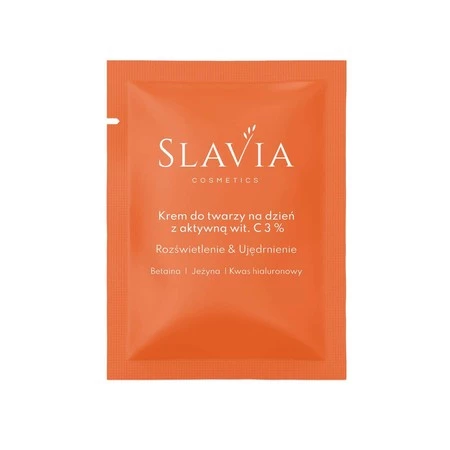 SLAVIA Cosmetics Próbka 2 ml krem do twarzy z aktywna wit. C 3 %