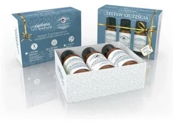 Optima Zestaw Szczęścia (olejek cynamonowy 10 ml + złodziei 10 ml + pomarańczowy 10 ml) 30 ml