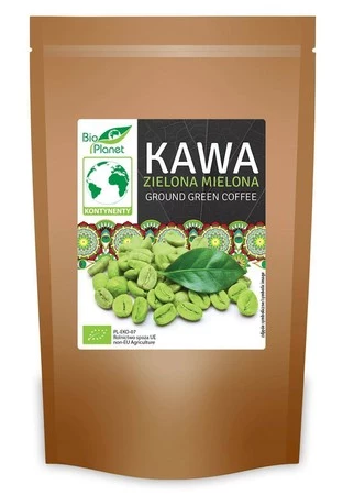 BIO PLANET KAWA ZIELONA MIELONA BIO 250g