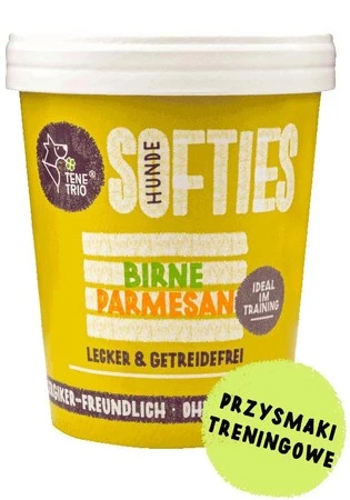 TENETRIO HUNDESOFTIES Birne Parmesan -przysmaki treningowe z owadami, gruszką i parmezanem (300g)