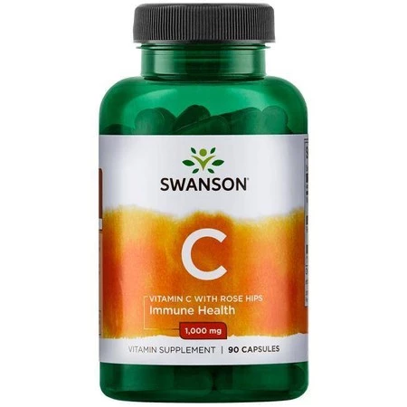 Swanson Witamina C Z Dziką Różą 1000 Mg 90 K