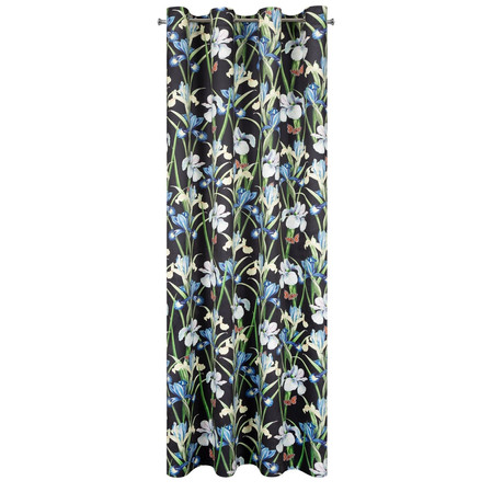 ZASŁONA GOTOWA MAJA 140 X 250 CM CZARNY