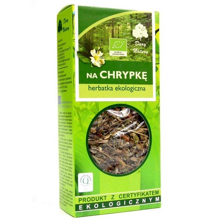 HERBATKA NA CHRYPKĘ BIO 50 g - DARY NATURY