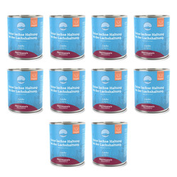 Zestaw 10x HERRMANN'S MANUFAKTUR Selection Dog Lachs - łosoś z morelami (800g)