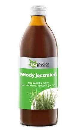 Ekamedica Młody Jeczmień Sok 500Ml