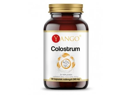 YANGO Colostrum - 40% IgG (90 kaps.)