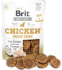 BRIT JERKY Snack CHICKEN Meaty Coins Kurczak Owady 80g