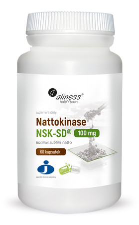 Zestaw 2x Aliness Nattokinase NSK-SD® 100 mg x 60 Vege caps.
