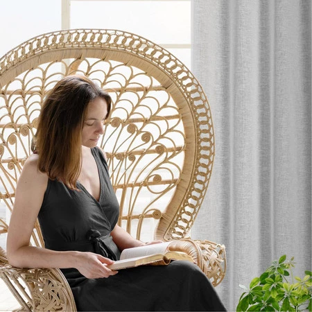 ZASŁONA GOTOWA AMARI 140 X 250 CM STALOWY