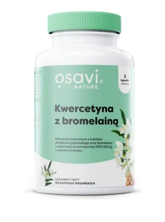 Osavi Kwercetyna z bromelainą 120 kaps.
