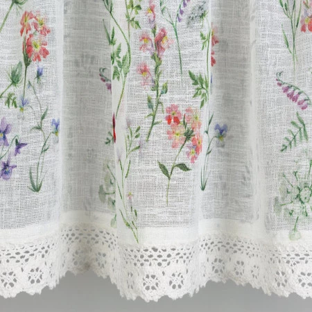 FIRANA GOTOWA SYLWIA NA TAŚMIE 150 X 30 CM BIAŁY