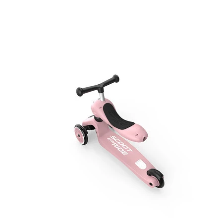 SCOOTANDRIDE Highwaykick 1 2w1 Jeździk i hulajnoga 1-5 lat Rose