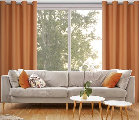 ZASŁONA GOTOWA RITA 140 X 250 CM RUDY