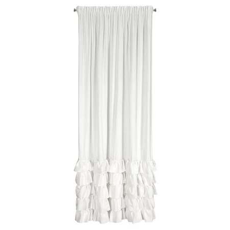 ZASŁONA GOTOWA CARLI NA TAŚMIE 140 X 270 CM BIAŁY
