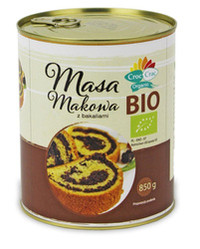 CROC-CRAC (BIOVERI) MASA MAKOWA Z BAKALIAMI BIO 850 g (PUSZKA)