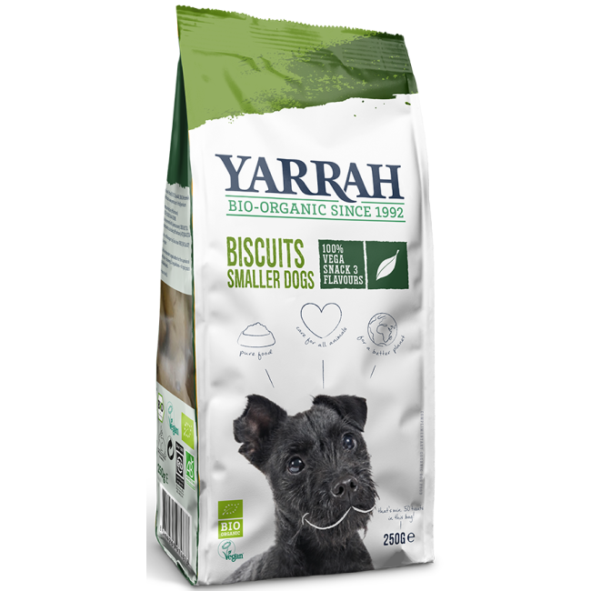 (DLA PSA MAŁEJ RASY) CIASTKA ZBOŻOWE BIO 250 g - YARRAH - Nabea.pl