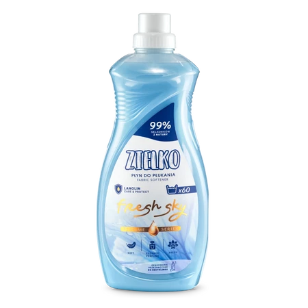 Zielko - Płyn do płukania niebieski Fresh Sky 1520ml