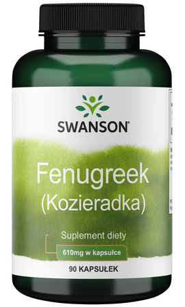 Swanson Fenugreek Kozieradka 610 mg 90 kaps.