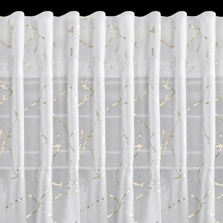 FIRANA GOTOWA ROXI NA TAŚMIE 140 X 270 CM BIAŁY