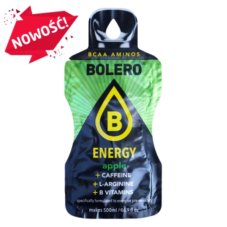 Bolero Energy Jabłko 14g napój w proszku ze stewią