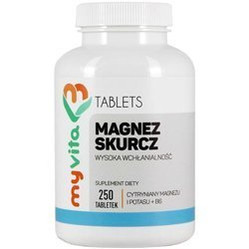 Myvita Magnez Skurcz Magnez+Potas+B6 250 T