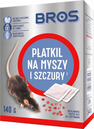 Bros Płatki na myszy i szczury 140 g