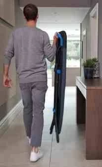 JJ - Deska do prasowania Glide EasyStoring, czarna