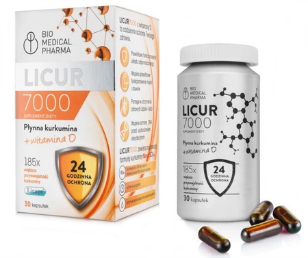 Bio Medical Pharma Licur 7000+Wit D 30K kurkumina