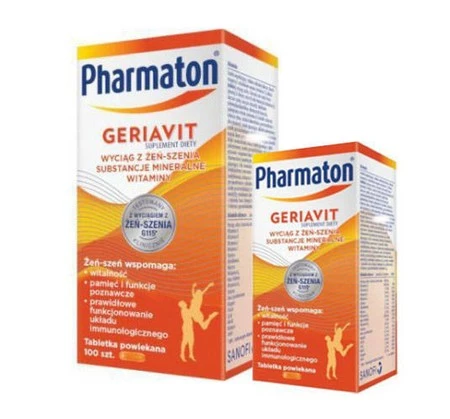 Sanofi – PHARMATON GERIAVIT, kompleks witamin – 100 + 30 kapsułek GRATIS