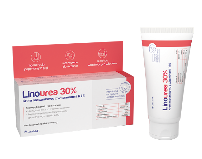 Ziołolek − LINOUREA 30%, krem mocznikowy − 50 g - Nabea.pl
