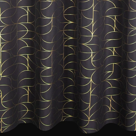 ZASŁONA GOTOWA EVI 140 X 250 CM CZARNY