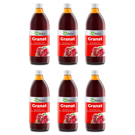 Zestaw 6x EkaMedica Granat 1l