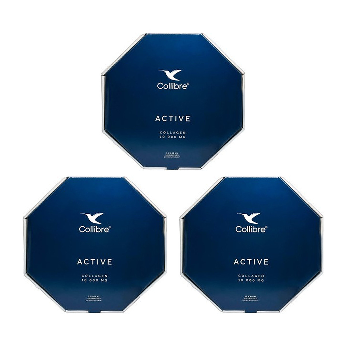 Zestaw 3x Collibre Kolagen Active Shot 60 ml x 15 szt. - Nabea.pl